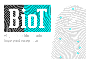 logo voor BioT - fingerprint recognition