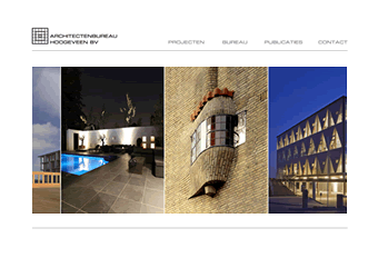 website voor architectenbureau Hoogeveen